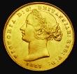 London Coins : A188 : Lot 724 : Australia Sovereign 1857 Sydney Branch Mint, Marsh A362, McDonald 104, VF with a series of scratches...