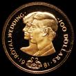London Coins : A188 : Lot 738 : Bahamas $100 Gold 1981 Royal Wedding of Prince Charles and Lady Diana Spencer Gold Proof KM#87, nFDC...