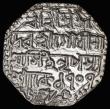 London Coins : A188 : Lot 833 : India - Independent Kingdoms - Assam One Rupee SE1707/6 (1785AD) Gaurinatha Simha, 4 dots left of li...