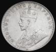 London Coins : A188 : Lot 852 : India One Rupee 1913 Bombay Mint KM#524 in an NNC holder and graded MS65