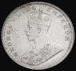 London Coins : A188 : Lot 853 : India One Rupee 1918 Bombay Mint KM#524 in an NNC holder and graded MS65