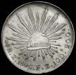 London Coins : A189 : Lot 1083 : Mexico Eight Reales 1896 Zacatecas Zs FZ KM#377.13 UNC and lustrous with minor cabinet friction