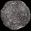 London Coins : A189 : Lot 1166 : Spanish Netherlands Patagon undated (1612-21) Antwerp Mint, KM#35.1 Fine, with a bend in the edge ar...