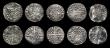 London Coins : A189 : Lot 1311 : Pennies (9) John, Short Cross , London Mint, moneyer Abel, 1.19 grammes, VG, Henry III Long Cross, m...