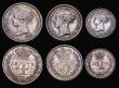 London Coins : A189 : Lot 1804 : Maundy 1872 a 3-part set comprising Fourpence 1872 GEF, Threepence 1872 GEF and Penny 1872 NEF with ...