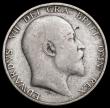 London Coins : A189 : Lot 1956 : Shilling 1905 ESC 1414, Bull 3591, VG with a dig in the obverse field, the key date in the Edward VI...