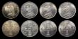London Coins : A189 : Lot 2262 : Double Florins (4) 1887 Roman 1 ESC 394, Bull 2695, GEF and attractively toned, with an edge nick, 1...