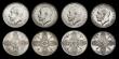 London Coins : A189 : Lot 2307 : Florins (7) 1914 Davies 1735 dies 2C, with a different date configuration, Second 1 points to a spac...