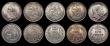 London Coins : A189 : Lot 2421 : Sixpences (10) 1887 Jubilee Head, Withdrawn type GEF and attractively toned, 1887 Jubilee Head, Revi...