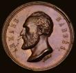 London Coins : A189 : Lot 783 : Guadeloupe, Masonic, Armand Barbes 1848 32mm diameter in copper by Delarue, Obverse: Bust left ARMAN...