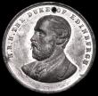 London Coins : A189 : Lot 791 : Yorkshire Exhibition of Arts and Manufactures, Leeds, 1875, 30mm in White metal, Obverse: The Duke o...