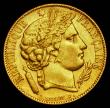 London Coins : A189 : Lot 950 : France 20 Francs Gold 1850A Paris Mint, KM#762 VF, a short issue spanning just three years