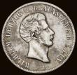 London Coins : A189 : Lot 979 : German States - Brunswick-Wolfenb&uuml;ttel Thaler 1855B KM#1146 Fine, toned, scarce with a mintage ...