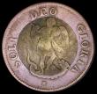 London Coins : A190 : Lot 1115 : Charles II Copper with Brass Centre SOLI DEO GLORIS Peck 498 listed under Charles II Miscellaneous P...