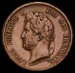 London Coins : A190 : Lot 1245 : French West Indies 5 Centimes 1844A Louis Philippe (KM12 French Colonies) also used in Marquise Isla...