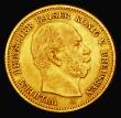 London Coins : A190 : Lot 1257 : German States - Prussia 5 Marks 1877A Gold Wilhelm I Berlin Mint KM 507 VF 