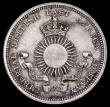 London Coins : A190 : Lot 1371 : Mombasa Half Rupee (8 Annas) 1890H KM#4 EF perhaps once cleaned now retoning, a seldom offered type