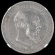 London Coins : A190 : Lot 1414 : Russia Rouble 1893 Alexander III Crowned double headed eagle Y46 NGC XF Details CLEANED