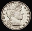 London Coins : A190 : Lot 1641 : USA Quarter Dollar 1909 Breen 4199 EF with light golden lustre, comes with old Bowers and Merena tic...