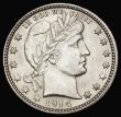 London Coins : A190 : Lot 1649 : USA Quarter Dollar 1914 Breen 4215 UNC or near so and lustrous with minor cabinet friction, comes wi...