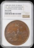 London Coins : A190 : Lot 1666 : USA William Washington, Battle of Cowpenns 1781 46mm diameter in copper, a restrike, by Paris Mint, ...