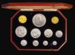 London Coins : A190 : Lot 1672 : Proof Set 1902 (11 coins) the short Matt Proof issue Sovereign to Maundy Penny nFDC the florin with ...