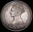 London Coins : A190 : Lot 1696 : Crown 1847 Gothic ESC 288 UNDECIMO GEF/AU with a pleasing tone