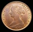 London Coins : A190 : Lot 1998 : Halfpenny 1862 Freeman 289 dies 7+G CGS UNC or near so with some lustre and graded 78 by CGS