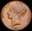 London Coins : A190 : Lot 2047 : Penny 1841 REG : Peck 1480 by far the rarer of the two currency types of this date AU with a hint of...