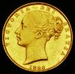London Coins : A190 : Lot 2324 : Sovereign 1886M Shield Reverse, Marsh 67, S.3854A, the reverse virtually as struck sharp and proofli...