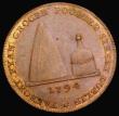 London Coins : A190 : Lot 699 : Halfpenny 18th Century Dublin - Fyan's 1794 Obverse: Figure of Justice standing, Reverse: Brand...
