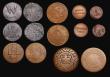 London Coins : A190 : Lot 733 : Tokens and Jetons a mixed group (13) Halfpennies 18th Century (4) Norfolk - Norwich 1792 Arms of Nor...