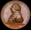 London Coins : A190 : Lot 763 : George III Golden Jubilee 1810 48mm diameter in copper by N.Hyde, Obverse: Uniformed bust of George ...