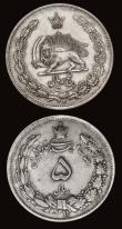 London Coins : A191 : Lot 1011 : Iran 5 Rials (2) SH1310 and SH1311 (1931 and 1932) KM1131 both EF