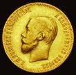 London Coins : A191 : Lot 1075 : Russia 10 Roubles 1902 NEF Y#64