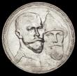 London Coins : A191 : Lot 1083 : Russia Rouble 1913 300th Anniversary of the Romanov Dynasty Y#70 EF