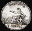 London Coins : A191 : Lot 1134 : Switzerland Five Francs 1863 Shooting Thaler, (Neuch&acirc;tel Shooting Festival)  KM :XS:7 A/Unc