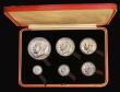 London Coins : A191 : Lot 1231 : Proof Set 1927 (6 coins) Crown to Silver Threepence nFDC to FDC with a pleasing matching tone, comes...