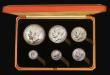 London Coins : A191 : Lot 1232 : Proof Set 1927 (6 coins) Crown to Silver Threepence nFDC with a pleasing and matching tone, in the h...