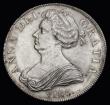 London Coins : A191 : Lot 1281 : Crown 1703 VIGO as ESC 99, Bull 1340 with R over lower R in TERTIO, sharp and choice About Unc, the ...