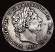 London Coins : A191 : Lot 1297 : Crown 1818 LIX as ESC 214 but with TUT&Lambda;MEN error on edge EF details but some smoothing (alter...