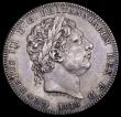 London Coins : A191 : Lot 1298 : Crown 1818 LVIII ESC 211 CGS EF or better for wear and nicely toned but with some scratches both sid...