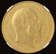 London Coins : A191 : Lot 1431 : Five Pounds 1902 Matt Proof S.3966 in an NGC holder and graded PF61 Matte, from the Coronation Proof...