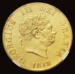 London Coins : A191 : Lot 1567 : Half Sovereign 1818 Marsh 401 NGC AU55