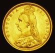 London Coins : A191 : Lot 1583 : Half Sovereign 1887 Jubilee Head, Hooked J in J.E.B. with the B lower and not double struck, Marsh R...