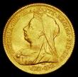 London Coins : A191 : Lot 1592 : Half Sovereign 1900 Marsh 495 Lustrous UNC