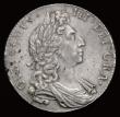 London Coins : A191 : Lot 1648 : Halfcrown 1697 First Bust, Large Shields, Later Harp ESC 541, Bull 1021, GEF in an LCGS holder and g...