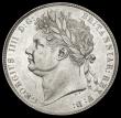 London Coins : A191 : Lot 1667 : Halfcrown 1820 George IIII ESC 628 Bull 2310 bright EF