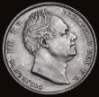 London Coins : A191 : Lot 1680 : Halfcrown 1836 WW in script ESC 666, Bull 2482 AU with a pleasant even tone