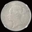 London Coins : A191 : Lot 1693 : Halfcrown 1881 ESC 707, Bull 2758, Davies 591 dies 5D,NGC MS62